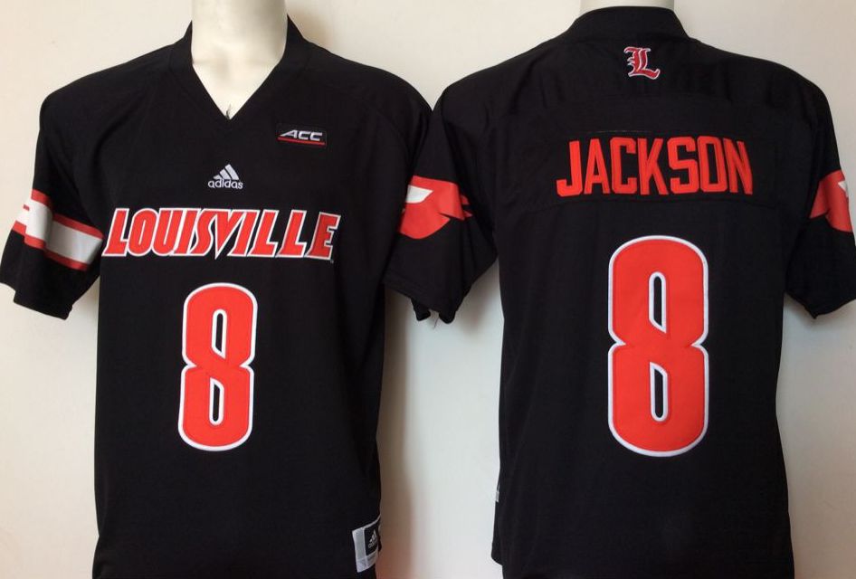 Men Louisville Cardinals #8 Jackson Black 2025 NCAA Jersey